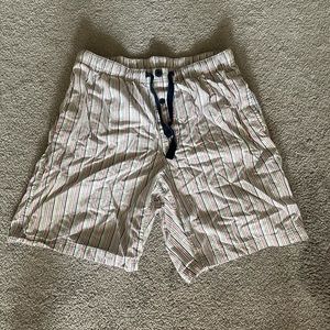 L White Sleepwear Shorts